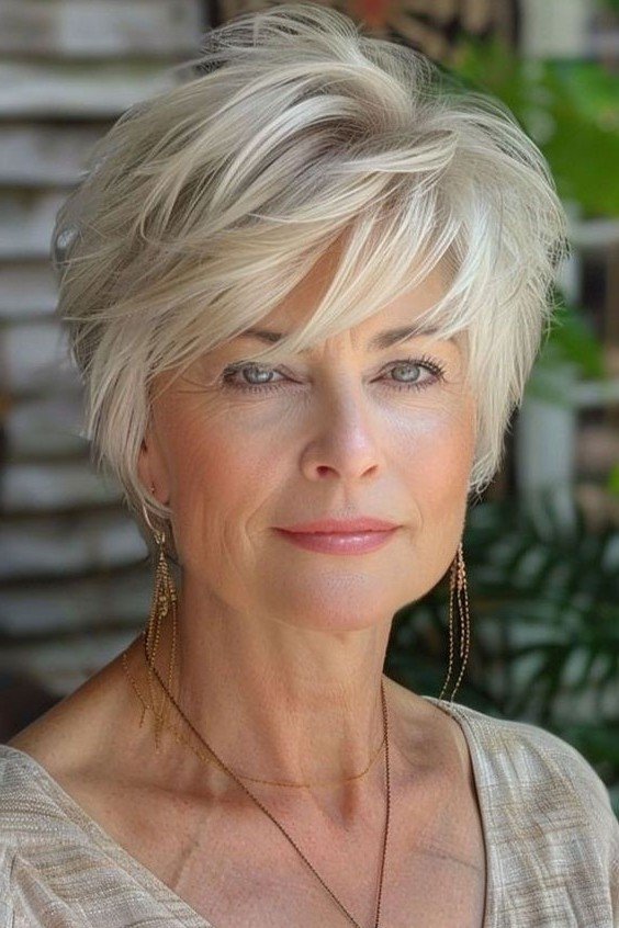 Textured Layered Pixie Bob