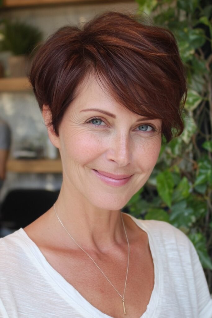 Textured Pixie Cut with Soft Layers