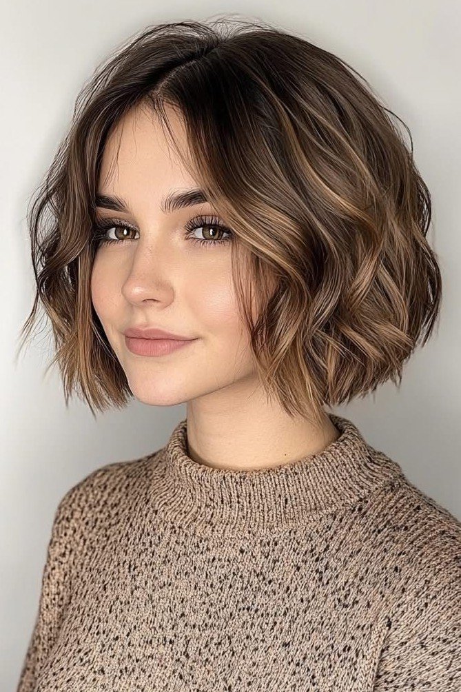 Textured Wavy Bob