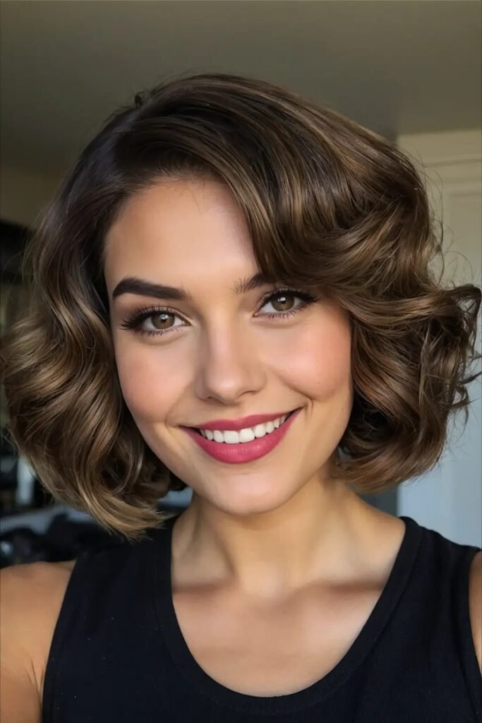 Vintage Glamour Bob with Soft Waves