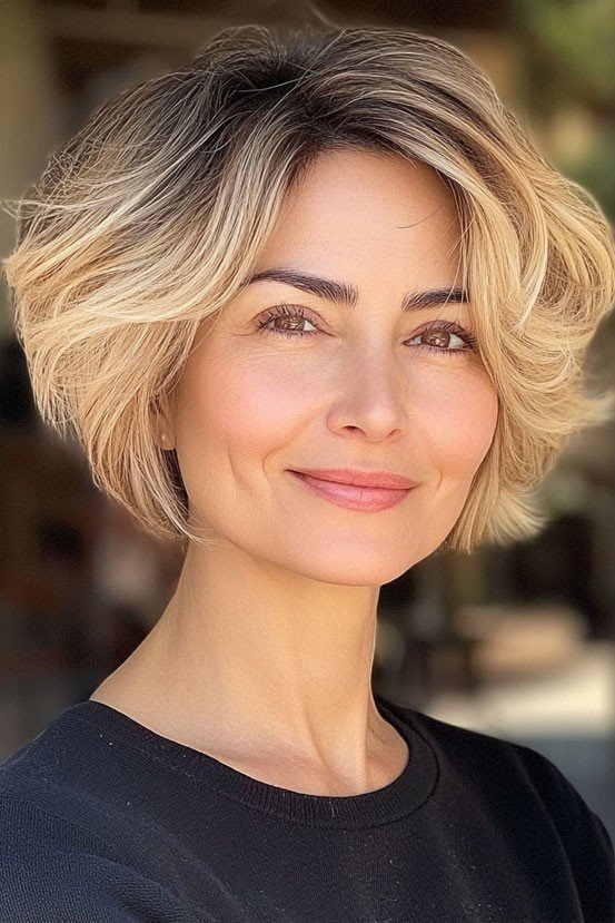Voluminous Textured Bob