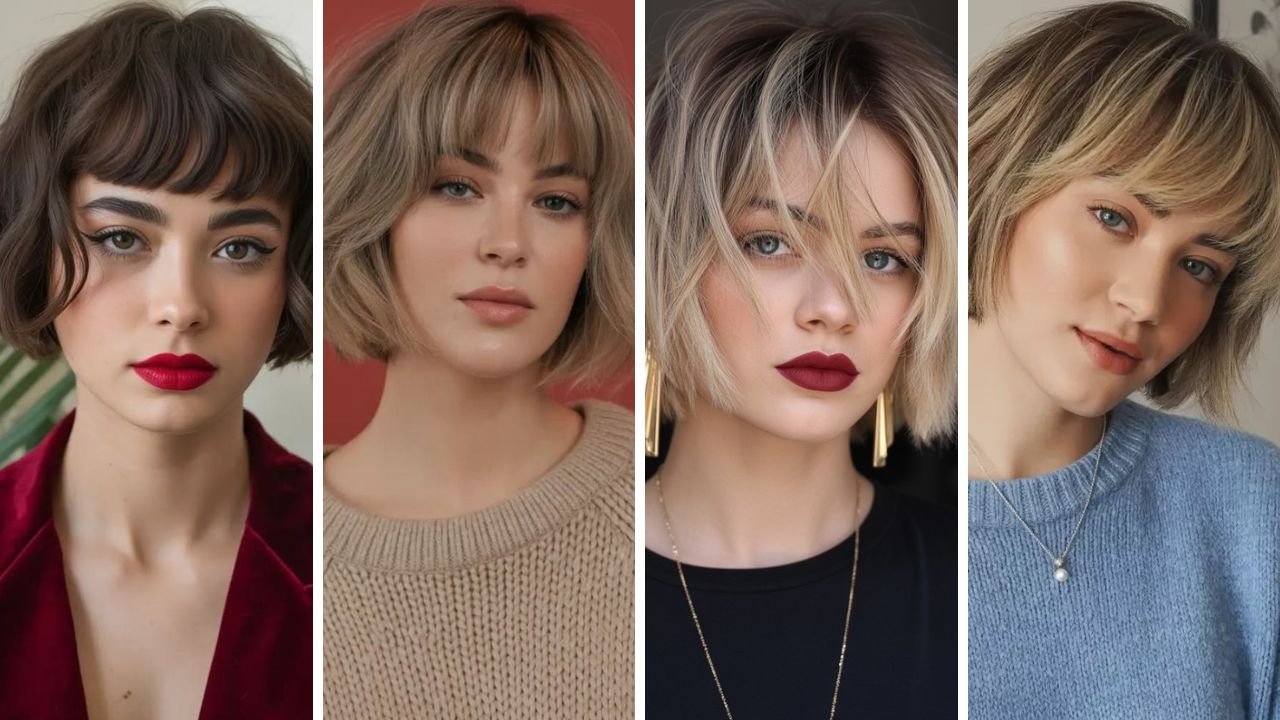20 Flattering Bob with Fringe Hairstyles for Thin Fine Hair