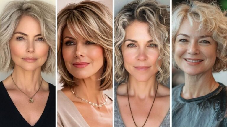 20 Stunning Choppy Bob Hairstyles for Women Over 50