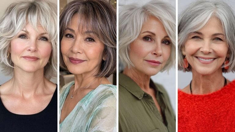 20 Stunning Choppy Bob Hairstyles for Women Over 70