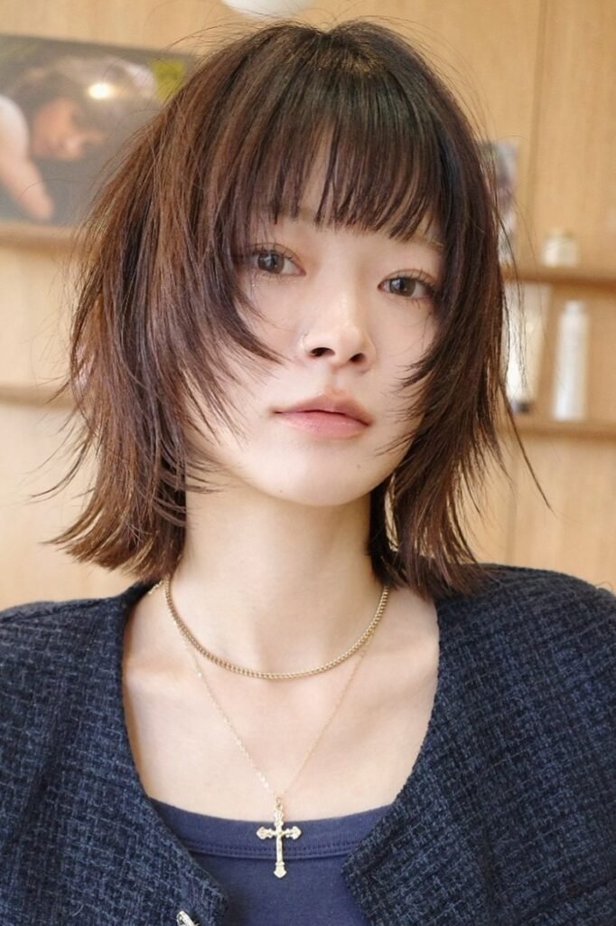 Choppy Shag Cut with Piece-y Fringe