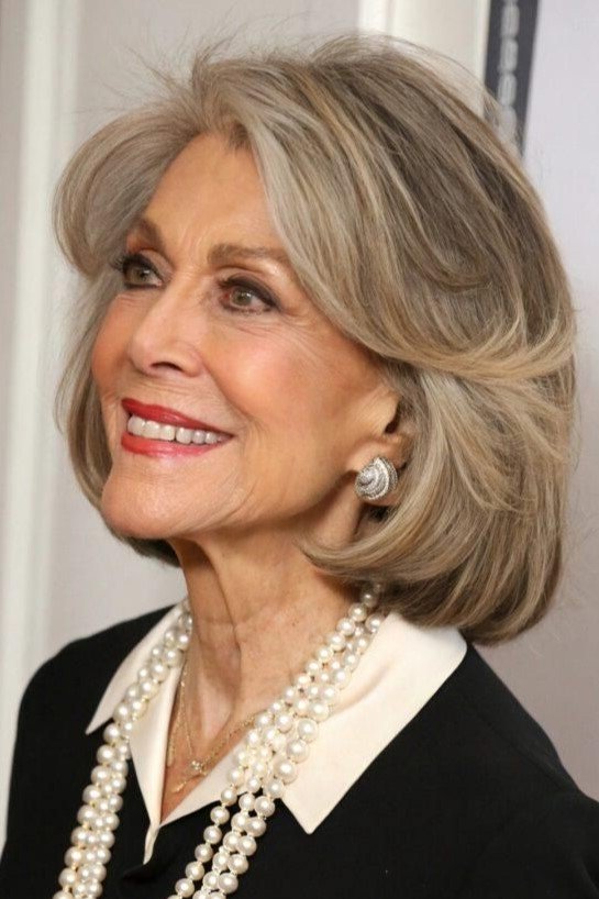 Classic Layered Bob with Volume and Flip