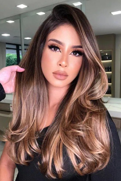 Copper Brown Balayage