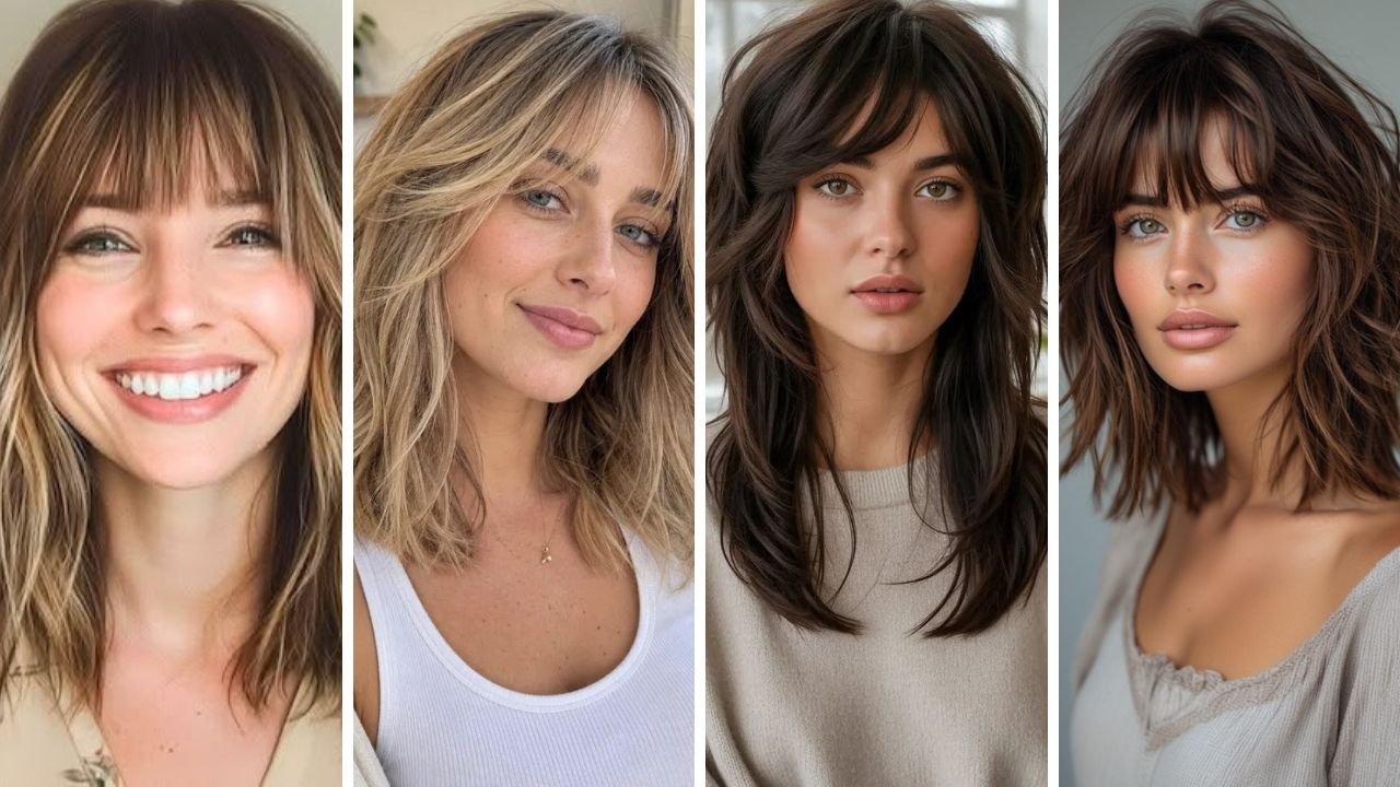 20 Trendy Hairstyles With Choppy Bangs You Will Love