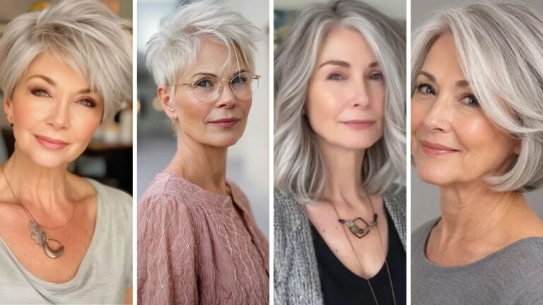 20 Hairstyles for Women Over 60 with Thin Fine Hair That Boost Volume and Confidence