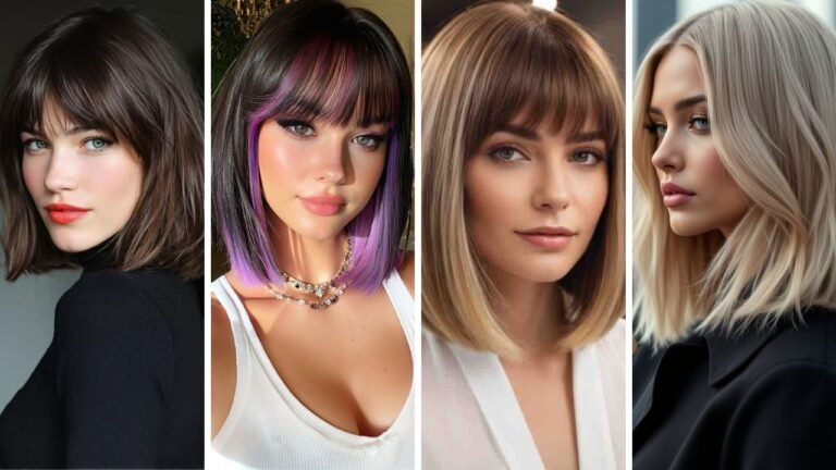 20 Stunning Long Bob with Bangs for Thin Fine Hair