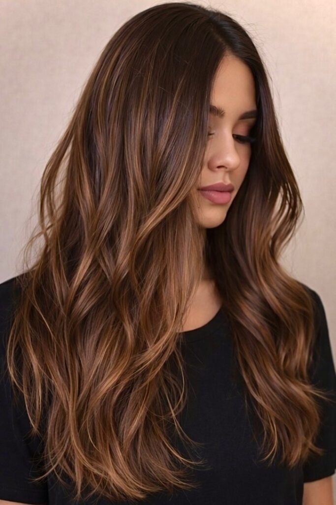 Long Soft Waves with Subtle Highlights