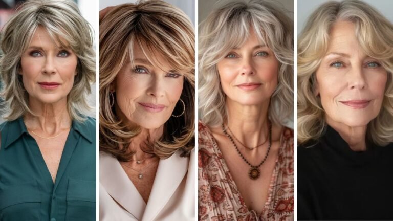 20 Medium Hairstyles for Women Over 60 That Boost Confidence and Volume