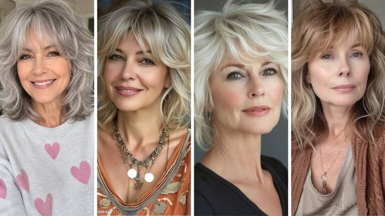 20 Fresh & Volumizing Shag Hairstyles for Women Over 60 with Fine Hair