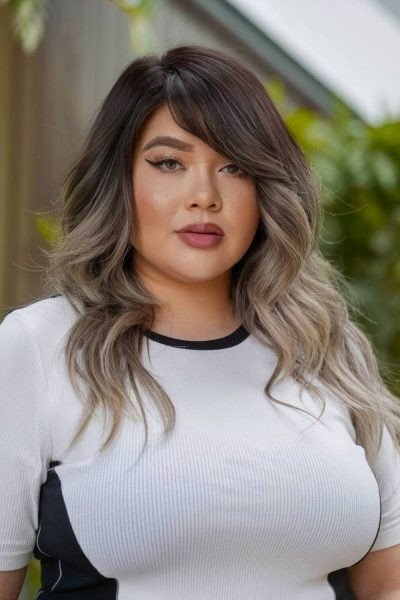 Side-Swept Layered Hair