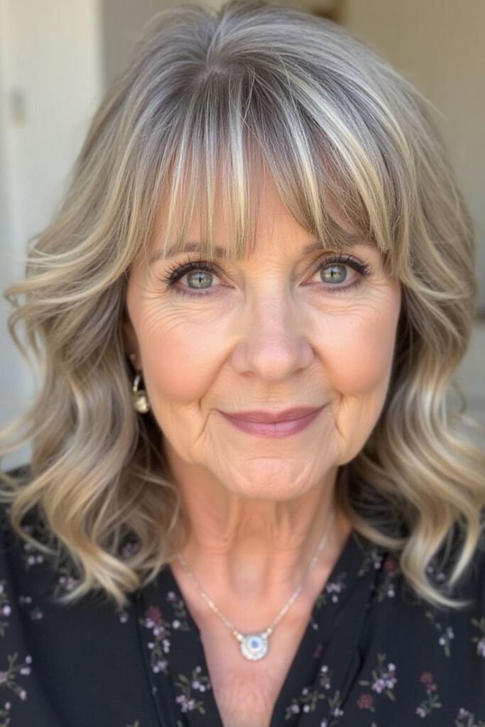 Soft Layered Bob with Wispy Bangs