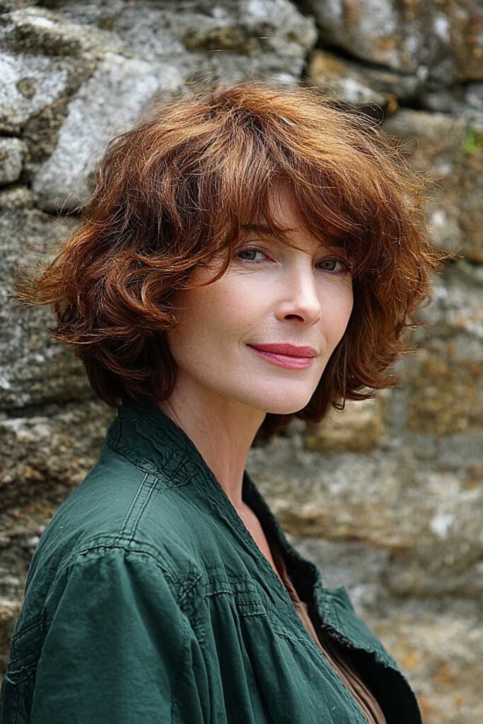 Textured Bob with Piece-Y Bangs
