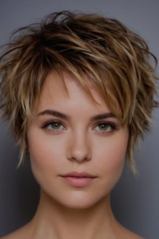 Tousled Choppy Shag with Textured Layers