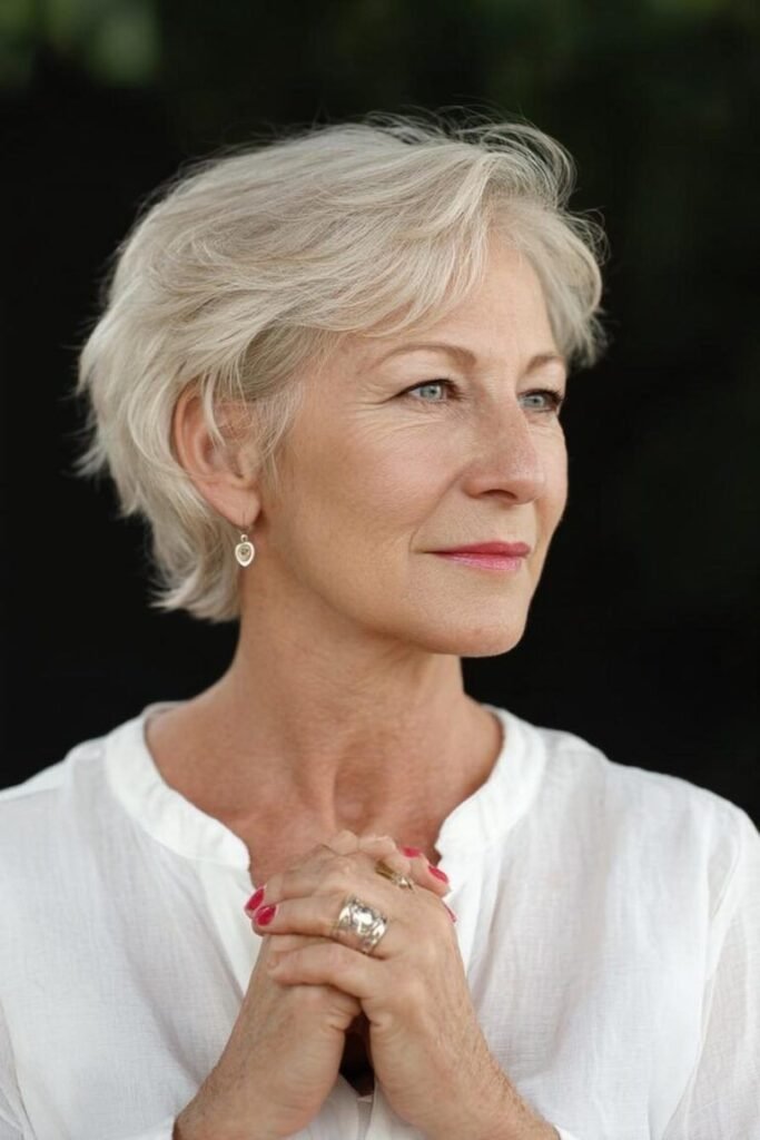 Voluminous Short Layered Haircut