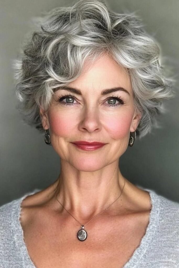 Voluminous Wavy Short Bob