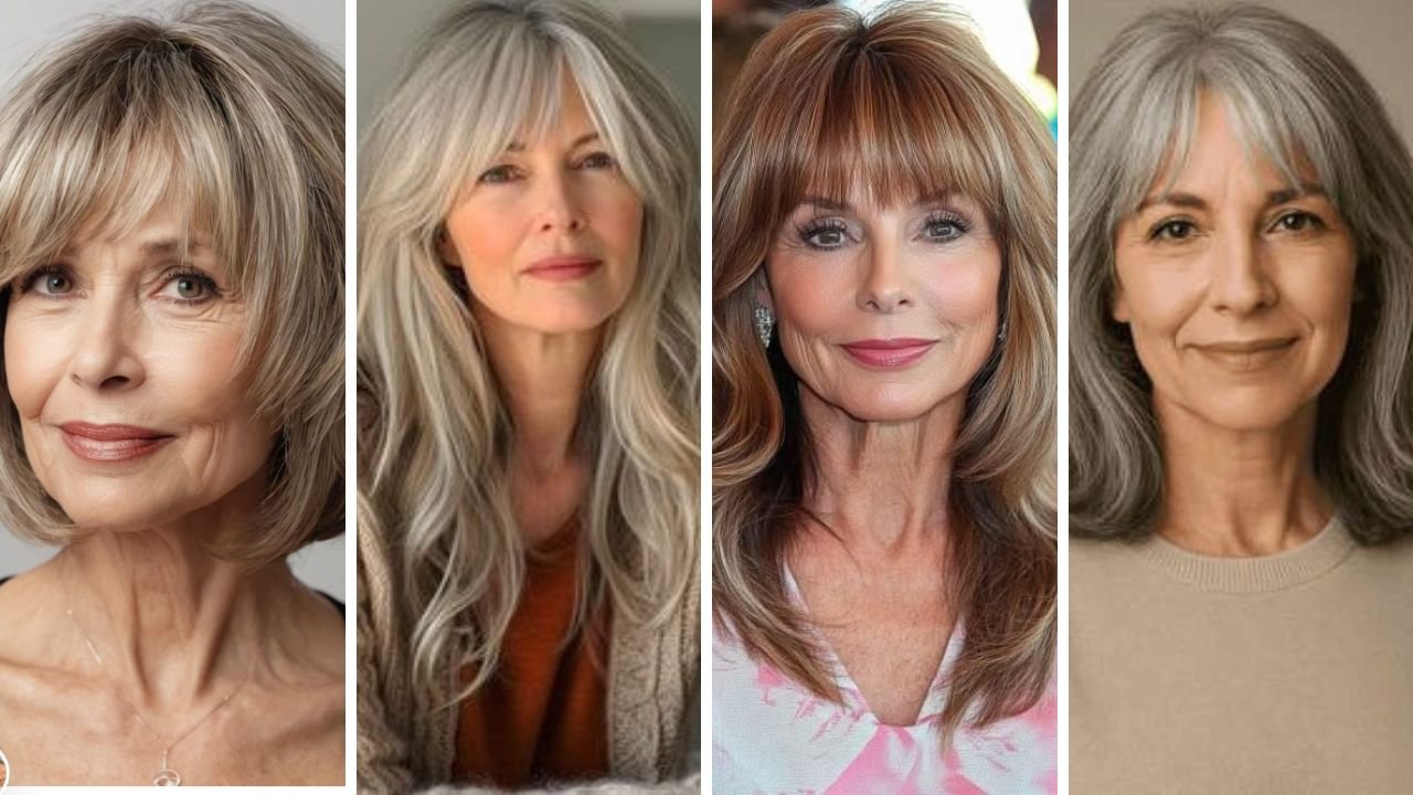 20 Women Over 60 with Bangs Hairstyles That Boost Confidence and Volume